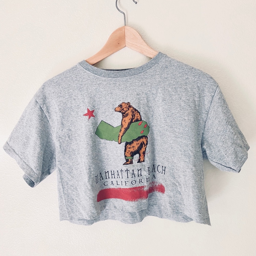 Cropped Manhattan Beach Tee